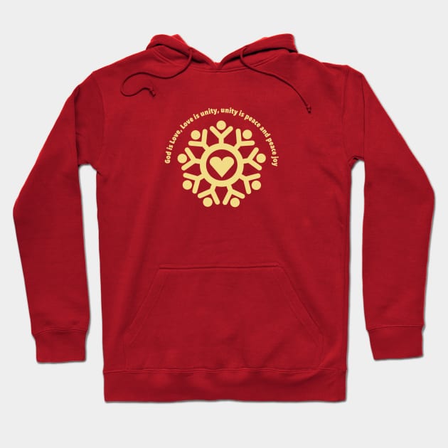 Baha’i Unity Logo Hoodie by Let there be UNITY